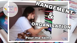 RANGEMENT & ORGANISATION POUR LA 4EME - BACK TO SCHOOL 2022