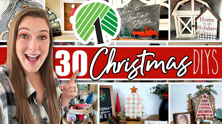 30 Dollar Tree CHRISTMAS DIYS for 2022! Hours of Christmas Craft Inspiration! You Gotta Make These!