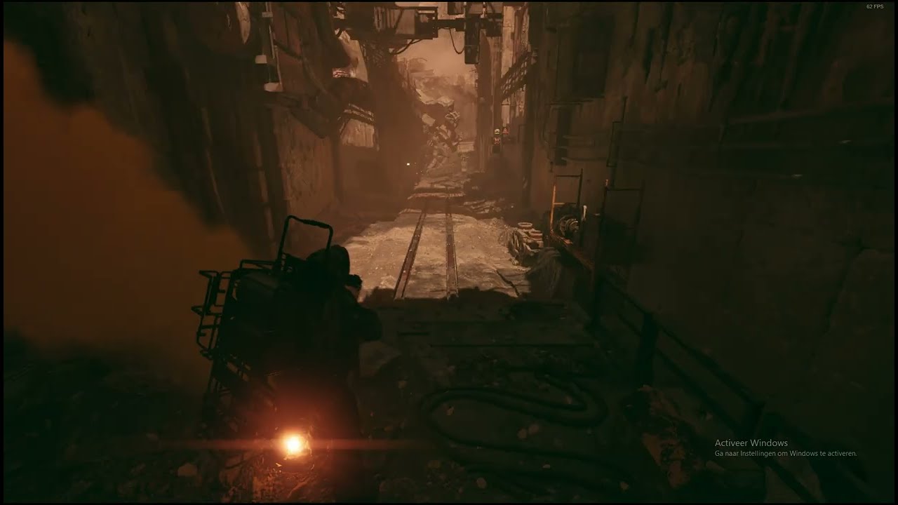 The Forever Winter: "planting" an explosive on top of the Nexus mech.