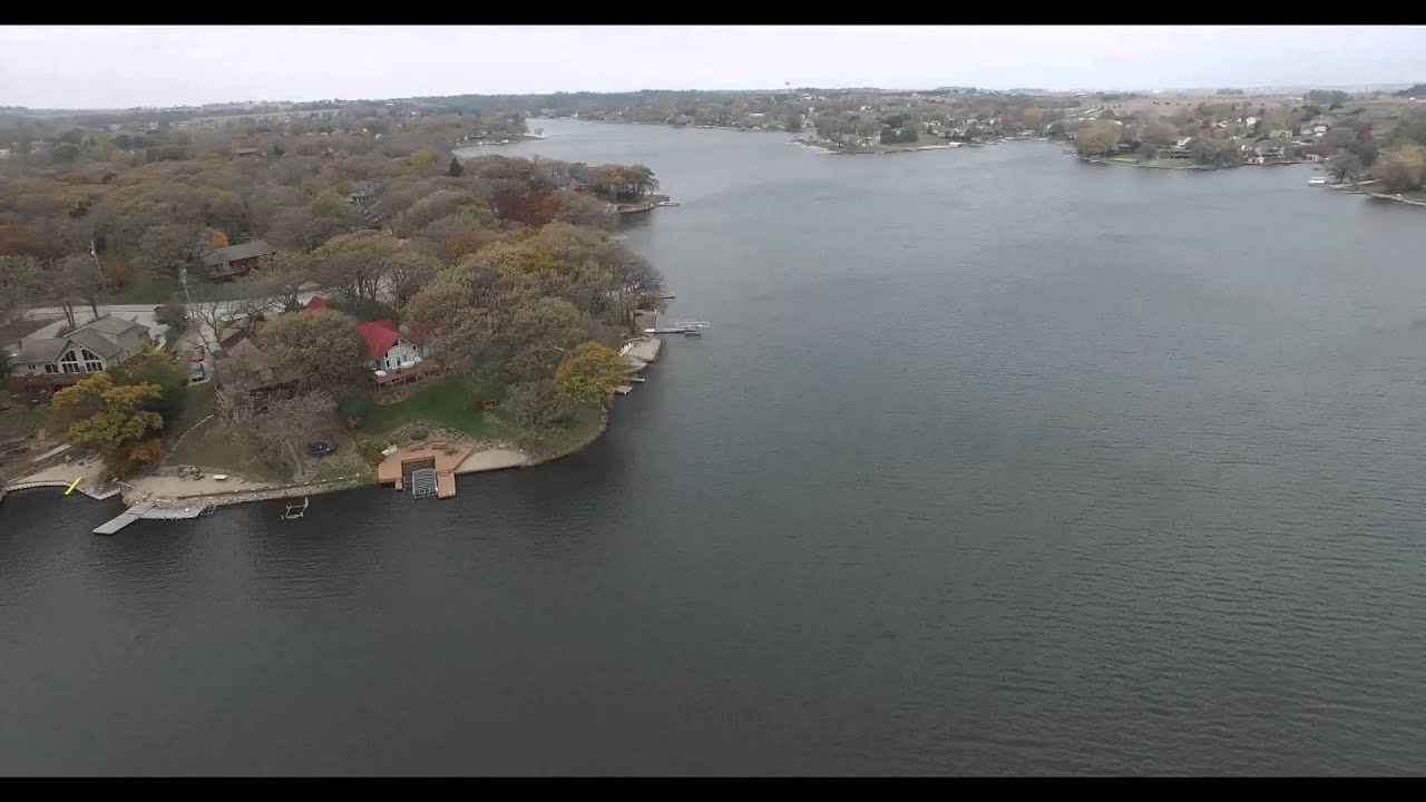 Beaver Lake aerial by Karen Kielian YouTube