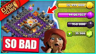 I FINALLY FOUND MY WORST CLASH BASE AGAIN... BUT THIS TIME I BOUGHT *EVERYTHING* $$$