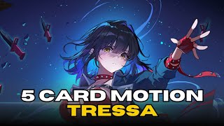 Tressa All 5 Card Motions Full Showcase Chaos Zero Nightmare