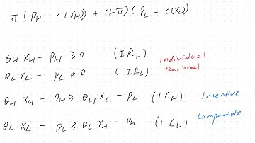 Game theory 17 Screening (example of Bayesian game and mechanism design)