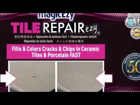 How To Use Magicezy Tile Repairezy, Ceramic Floor Tile Repair Kit Uk