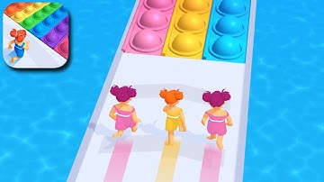 Pop It Run! Gameplay walkthrough part 2 (iOS) @Lucifernani