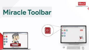 Quick Access Tool Bar in Miracle Accounting Software | New features of Miracle Accounting Software!