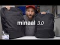 EPIC MINIMAL TRAVEL SETUP: Minaal 3.0 Backpacks