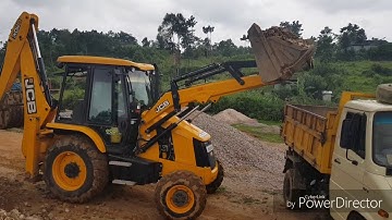 Jcb loading metal stone. Jcb videos