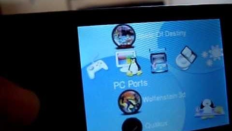 Dingux interface on Dingoo