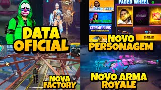 DATA OFICIAL DO TOP CRIMINAL E BANDERÃO, NOVA FACTORY, NOVO ARMA ROYALE, PERSONAGEM DIMITRI E MAIS