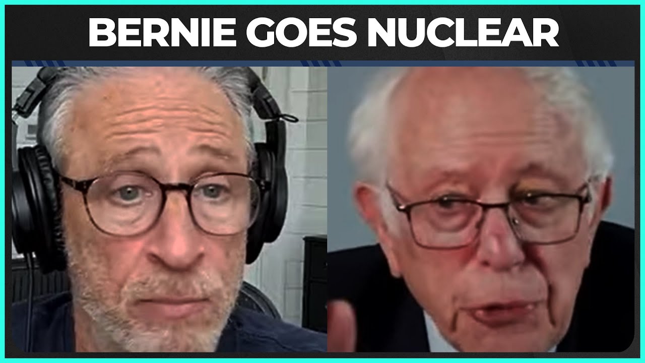 Bernie Puts Corrupt Politicians on BLAST With Jon Stewart