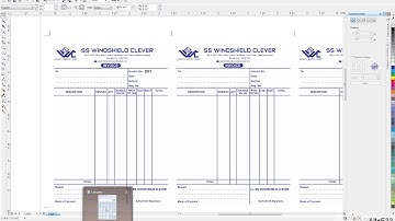 How to add book invoice number in corel draw x5 part 2
