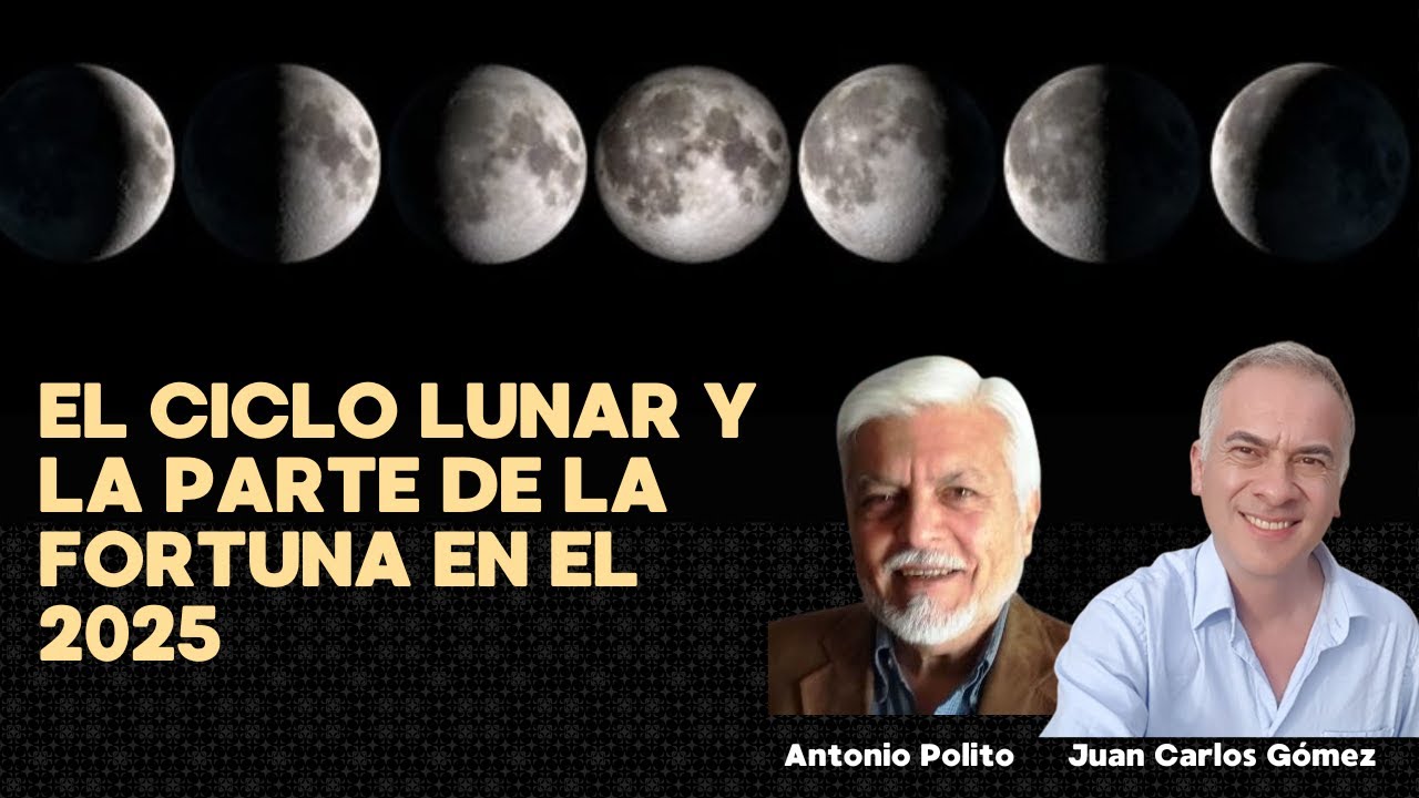 El ciclo lunar y la Parte de la Fortuna en el 2025 con Antonio Polito ...