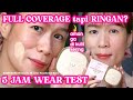 Foundation barenbliss bloomatte hi cover foundation balm review  wear test di kulit kering