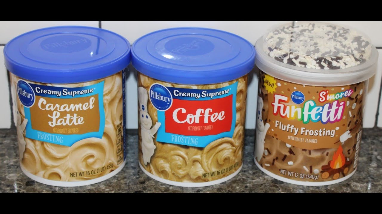 Pillsbury Frosting Caramel Latte, Coffee & S’mores Funfetti Review