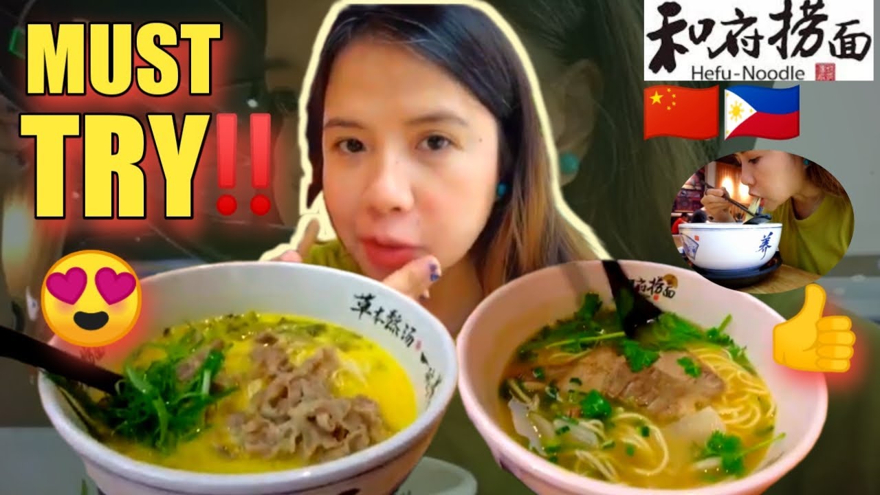 A DAY IN CHINA FIRST TIME TO EAT AT HEFU NOODLE A CHINESESTYLE