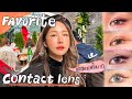 Favorite contact lens 👀✨ รวมคอนแทคเลนส์ที่ชอบทุกรุ่น สาวตาเล็กมาดู สวยจริง! | Brinkkty