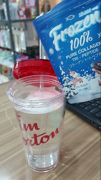 frozen collagen powder. my water and juice everyday