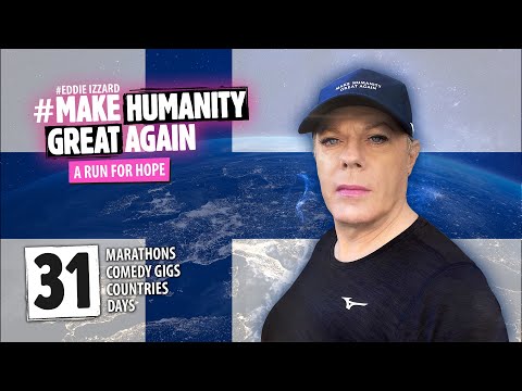 Eddie Izzard "A Run For Hope" - Marathon 20 - [Helsinki, Finland - January 20, 2021]