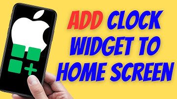 How to Add Clock Widget to Home Screen on iPhone or iPad (iOS)
