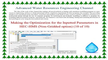 Making the Optimization for the Inputted Parameters in HEC HMS, Non Gridded option 10 of 10
