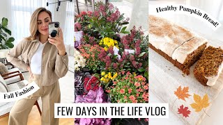 VLOG | Fall Haul, Healthy Pumpkin Bread & Finding A New Balance | Annie Jaffrey