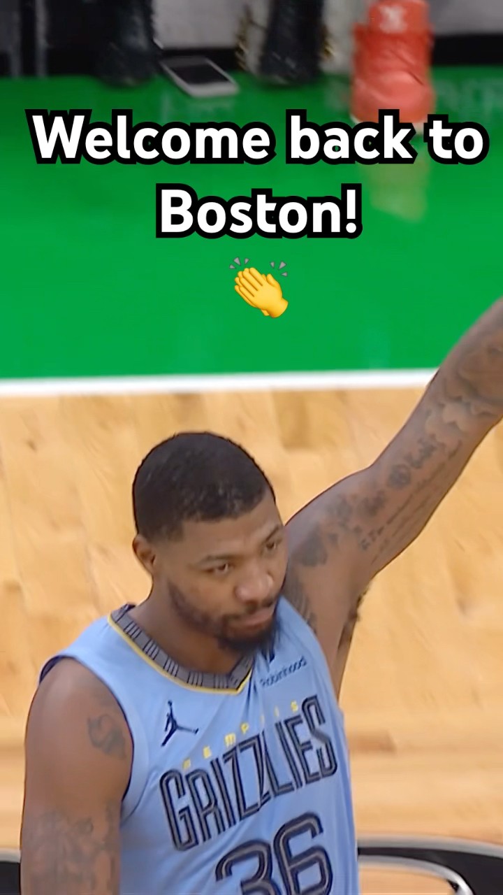 Celtics fan give Marcus Smart a standing ovation in his return to Boston! ??|#Shorts