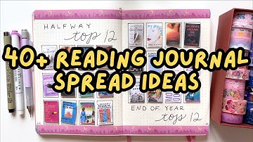 completed 2024 reading journal flip through 📖🖊️ ideas for your 2025 journal!