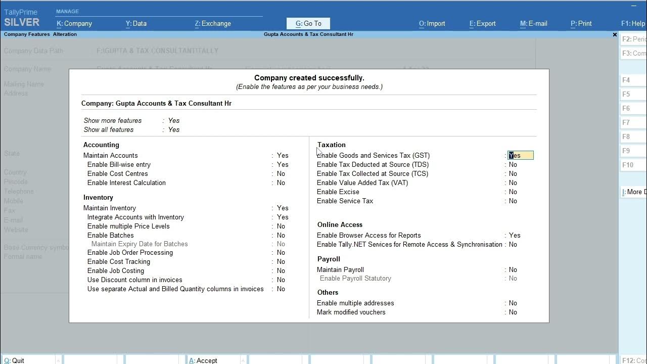 How To Activate GST Features In Tally II How To Enable GST In Tally how-to-activate-gst-features-in-tally-ii-how-to-enable-gst-in-tally