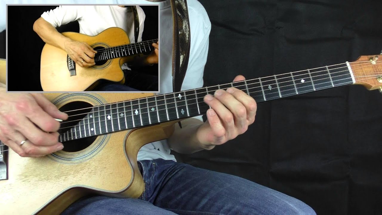 Fast groove on acoustic guitar YouTube
