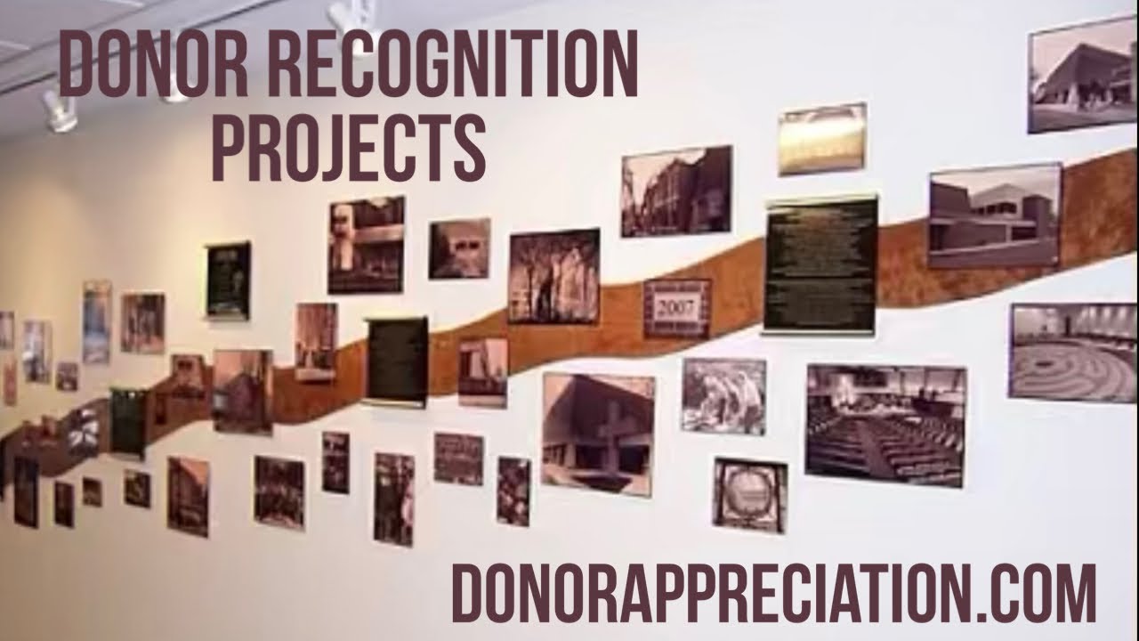 Donor Recognition Project Ideas from 
