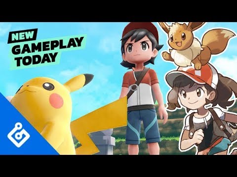 New Gameplay Today Pokémon Lets Go Pikachu Eevee