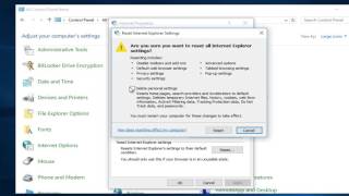 How To RepairReset Internet Explorer 11