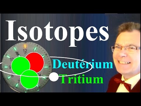 Vidéo: Différence Entre Le Deutérium Et Le Tritium