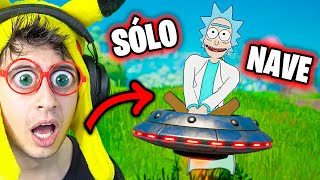 SÓLO NAVE ESPACIAL Challenge!! **¿SE PUEDE GANAR?** (Nuevo Reto Alien en Fortnite Battle Royale)