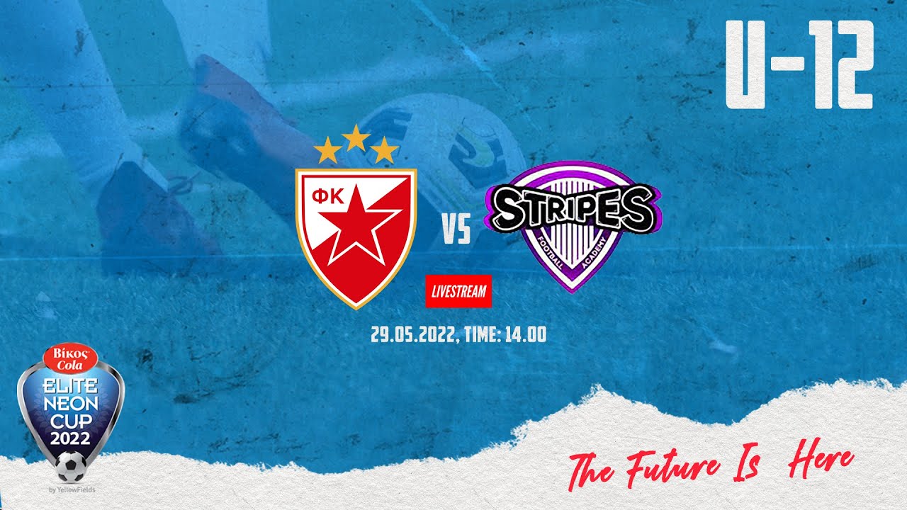 Red Star FC - Stripes FC | Vikos Cola Elite Neon Cup 2022 | U12 FINAL