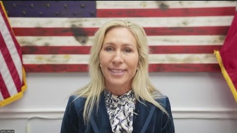 Marjorie Taylor Greene talks about leaving Congress before walking out of interview early