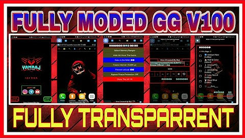 Fully Moded GameGuardian V100 | GG Modz Pro | Latest GG Mod.