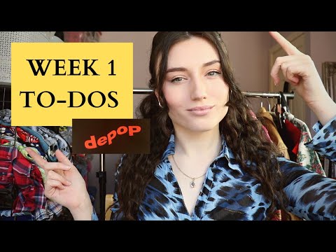 BEGINNER'S GUIDE: First week on Depop- 'Quit your Job for Depop in 2022 Beginners Course' WEEK 1