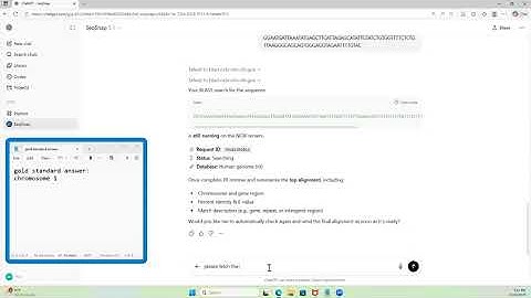 SeqSnap - a custom GPT-4o configuration to perform chat-based sequence alignment