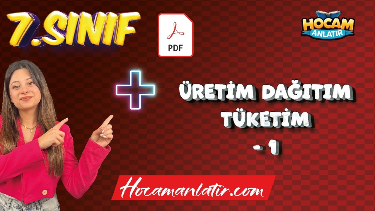 7. Sınıf Sosyal Bilgiler | Üretim - Dağıtım - Tüketim - 1 Konu Anlatımı ve Soru Çözümü #7sınıf