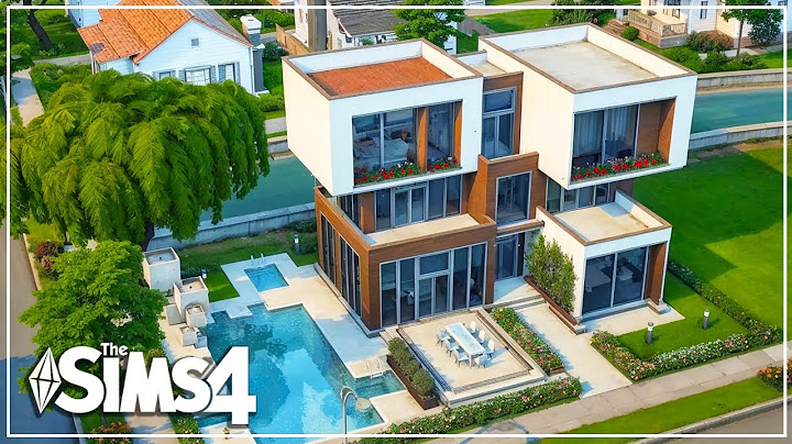 Huge HOUSE BASE GAME #3 for Ponder Family | NO CC | Sims 4 Speed Build