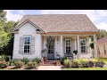 Bright charming stylish southern living home interior exterior tour  cottage home design