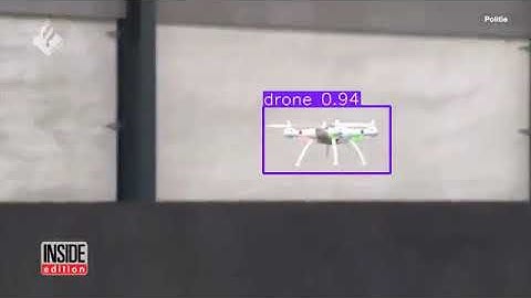 Drone detection using YoloV3