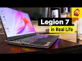 Lenovo legion 7 in real life  office editing gaming