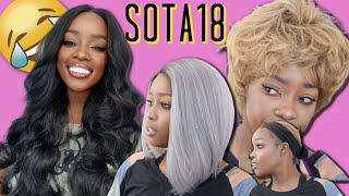 PT.18! SLAY OR THROW AWAY TRYING OUT SUPER AFFORDABLE WIGS!!? | MARY K. BELLA