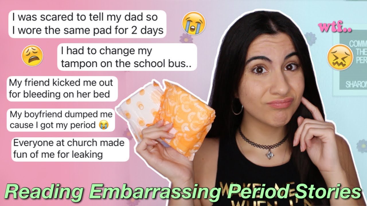 Exposing Your Embarrassing Period Horror Stories (yikes..) | Just Sharon -  YouTube