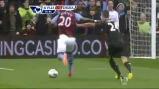 Aston villa vs chelsea 1-2 premier league highlights goals: c.benteke
1-0 (14') f.lampard 1-1 (61') (88')