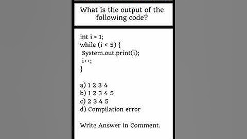 JAVA : SELENIUM : What is the output of the following code?