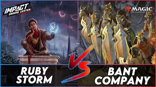 Bant Company VS Ruby Storm [PAPER] | Modern FNM from IGC RD 4 | Magic: the Gathering